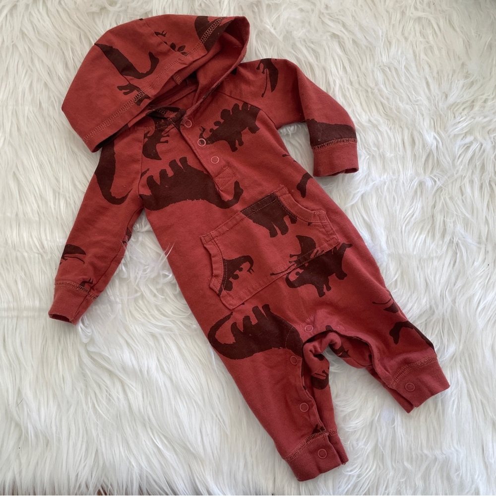 Dino onesie with hood